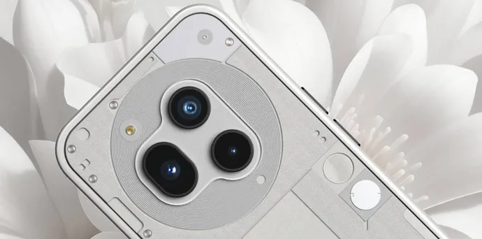Nothing Phone 3 concept render showing unique transparent design elements and glyph interface.