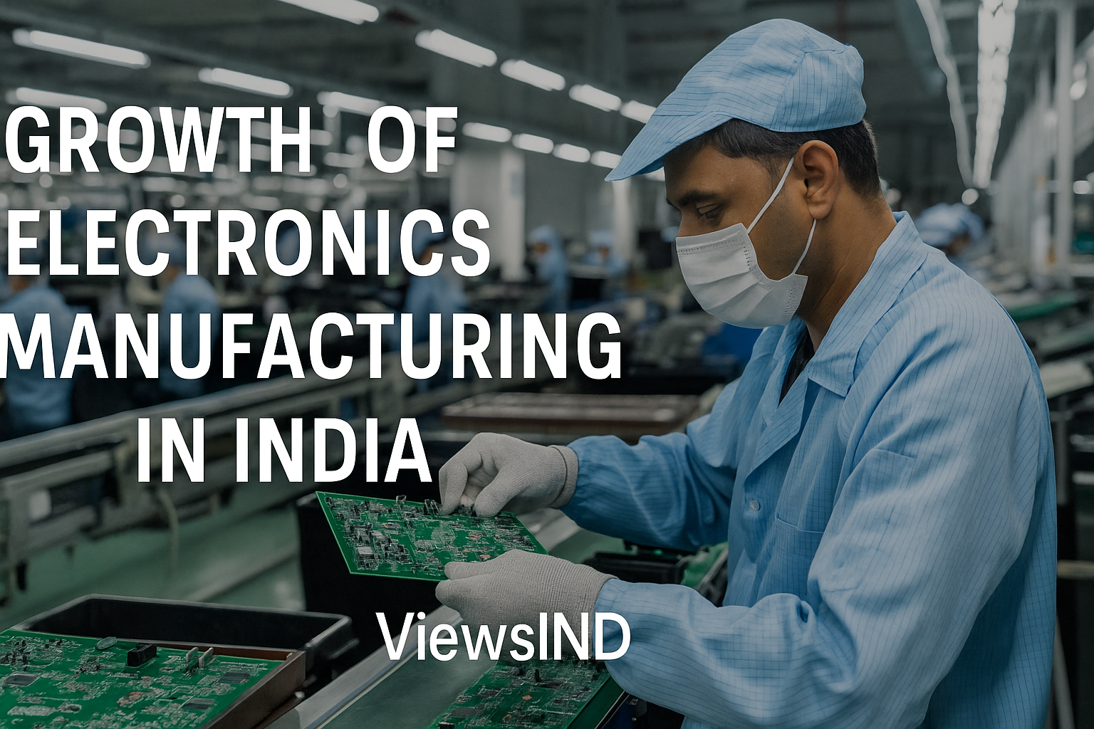 growth of electronics manufacturing in India